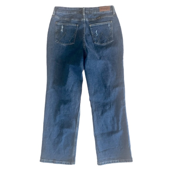 NWT Wrangler High Rise True Straight Crop Jeans Size 6/28 - Picture 3 of 7